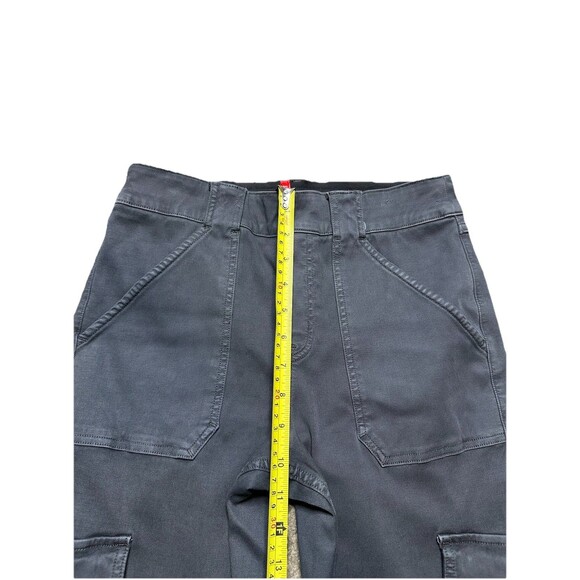 Spanx Cargo Pants Women’s Large Twill High Rise Fitted Skinny Leg Cyberpunk - Picture 6 of 8